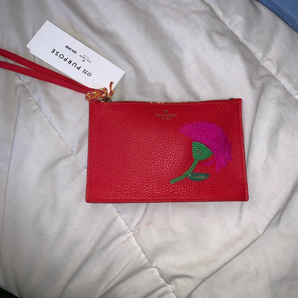 Kate spade flower wristlet 3D